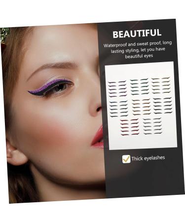 Healvian 160 Pairs Eyeliner Eyelid Stickers Reusable Double Eyelid Tapes Stich Stickers Stiker Plastic - Buy Online on GoSupps.com