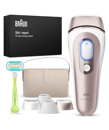 Braun Smart Ipl Skin I Expert hair removal for home free app storage bag Venus razor 4 attachments PL7387 PL7387 Cardboard packaging