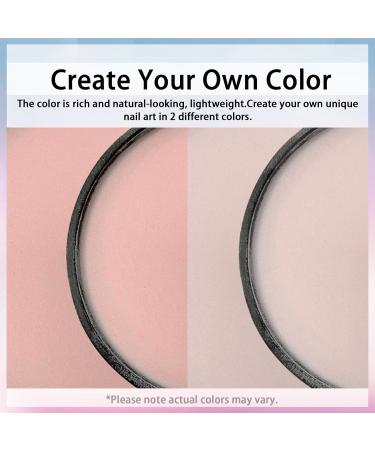 Lofuanna Dip Powder Nail Starter Kit - 2 Colors DIY French Manicure Set for Beginners - Pink Set - Buy Online on GoSupps.com