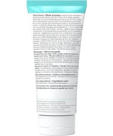 Proactiv+ Benzoyl Peroxide Wash - Exfoliating Face Wash And Acne Spot Treatment For Face Back And Body - Benzoyl Peroxide 2.5% Solution - Creamy And Gentle Moisturizing 90 Day Acne Treatment 5.9 oz. 177 ml - Buy Online on GoSupps.com