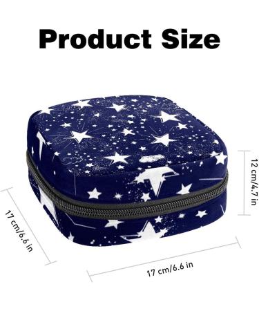 Women's Dark Blue Starry Sky Period Kit - Portable Storage Pockets for Feminine Products - Buy Online on GoSupps.com