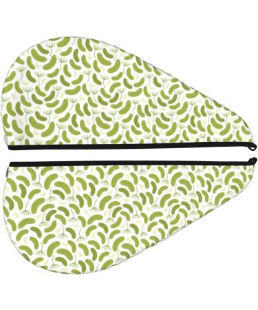 Super Absorbent Pickled Cucumbers Microfiber Hair Towel Wrap for Women | Coral Velvet Quick Dry Cap for Long Curly & Thick Hair - Buy Online on GoSupps.com