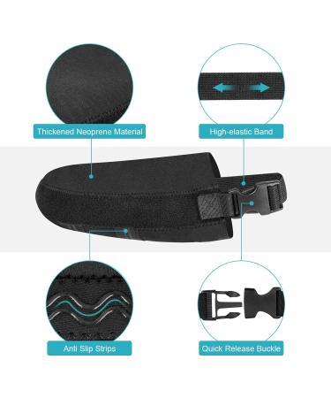 Gypsum Socks for Plaster Foot | Adjustable Toe Cover & Anti-Slide Belt | Warm Rehabilitation Foot Cover in Black - Buy Online on GoSupps.com