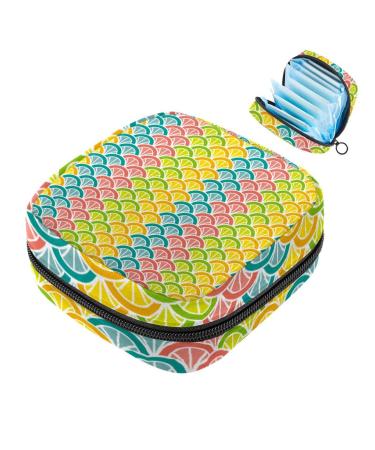 Colorful peacock cock-lady napkins-storage bag menstrual bag portable menstrual cup bag with zip for teenagers girls women women