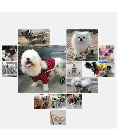 Dog Wheelchair Dog Wheelchair for Back Legs to Help Pets Regain Walking Ability Pet Wheelchair Lightweight 2 Wheels Dog Wheelchair Portable XX-Small - Buy Online on GoSupps.com