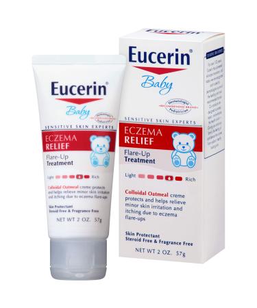 Eucerin Baby Eczema Relief Flare-Up Treatment - Steroid & Fragrance Free for 3+ Months of Age - 2 oz. Tube