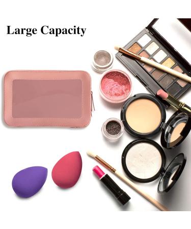 Clear Travel Toiletry Bag - Waterproof Wash Bag for Women and Men - Pink - Buy Online on GoSupps.com
