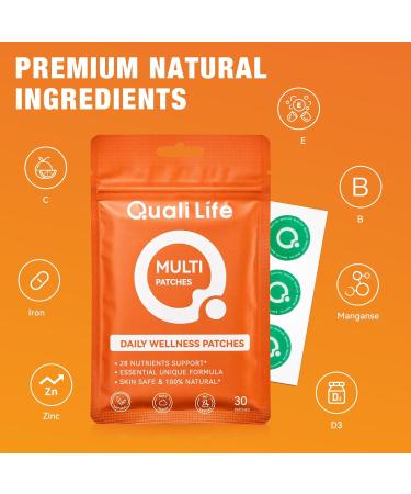 Multi Plus Topical Patch for Women & Men Essential Daily Healthy Patches with D3&K2 for Hours Release 28 Nutrients with Iron Support 30 Days Supply 1 Pack Multi Patches - Buy Online on GoSupps.com