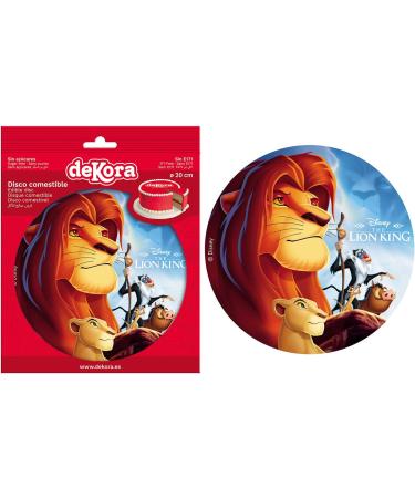 Dekora 236039 Lion King Edible Sugar Wafer Cake Topper 20cm 20 cm The Lion Konig - Buy Online on GoSupps.com