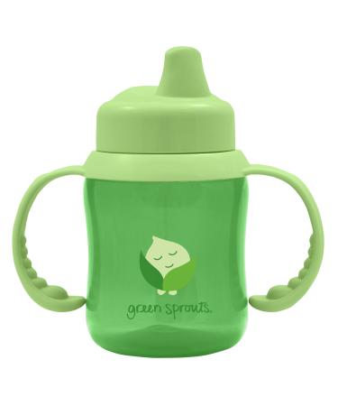 green sprouts Non-spill Sippy Cup | One-way valve for easy transition from bottle | Prevents leaks & encourages sucking, Firm spout made from safer plastic, Dishwasher safe