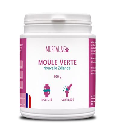 Powdered Green Mussel for Dogs and Cats - Source of Vitamin B - 100% Natural Food Supplement - 100g