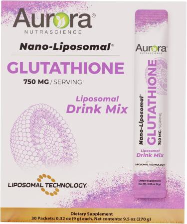 Aurora Nutrascience Nano-Liposomal Powdered 750 mg - 30 Packets - Buy Online on GoSupps.com