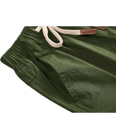 Buy YOUNGSOUL Boys Cargo Pants - Stretch Jogging & Leisure Pants Elastic Waist Army Green (164-170) - International Shipping Available - Buy Online on GoSupps.com