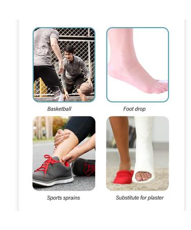 Adjustable Drop Foot Brace - Effective Support & Comfort for Right Foot | Versatile Use Premium Materials Reduces Discomfort - Buy Online on GoSupps.com