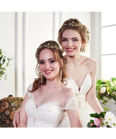 Fomiyes Star Headband - Strass & Pearl Wedding Hair Hoop for Women | Perfect Bridal Hair Accessory - Buy Online on GoSupps.com