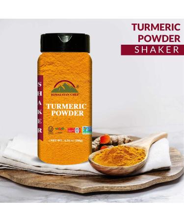 Organic Turmeric Powder 6.34 oz - Premium Quality Root Powder with Curcumin | Gluten Free & Non-GMO | Plastic Shaker (Pack of 1) - Buy Online on GoSupps.com