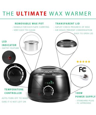 Professional Electric Wax Warmer for Home - Salon Quality Hair Removal Pot for Women & Men - Buy Online on GoSupps.com