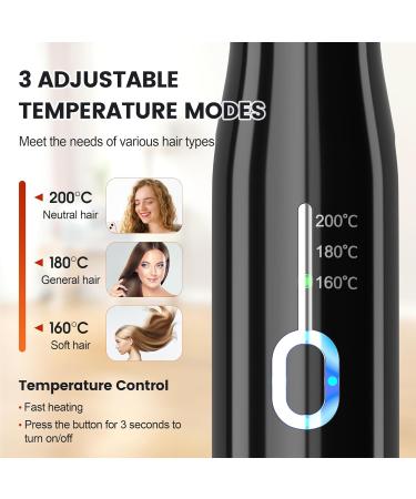 Buy Cordless Portable Wireless Mini Travel Flat Iron - Rechargeable & 3 Adjustable Temperatures - Buy Online on GoSupps.com