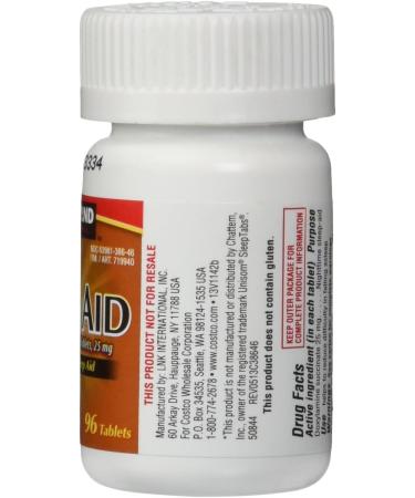Kirkland Signature Nighttime Sleep Aid 25mg - 96 Tablets | 96 Count - Buy Online on GoSupps.com