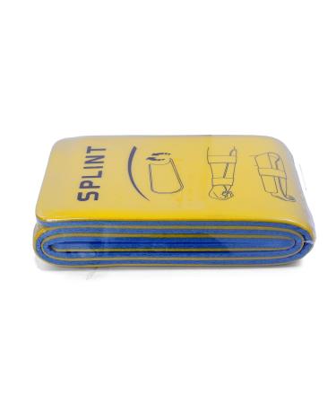 Yellow Splints 3-Size Pack for Finger, Neck, Leg, Knee, Foot, Wrist, Hand, Arm Injuries with Handbag - Buy Online on GoSupps.com