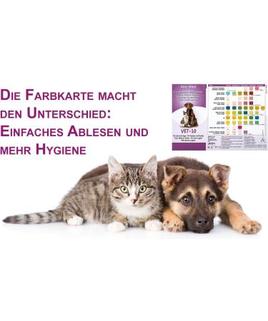 One-Step Urine Test Strips for Cats & Dogs - 50 Pack | Quick 10 Health Values Test | Pet Rapid Vet Analysis - Buy Online on GoSupps.com