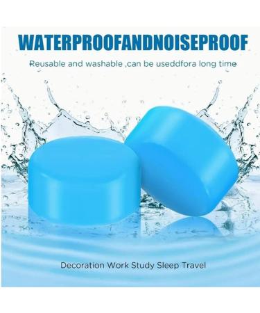 Swimming Ear Plugs - Waterproof Ear Plugs | 12PCS Soft Earplugs for Sleep | Noise-Canceling Reusable Earplugs | Silicone Ear Plugs for Sleeping and Swimming | Comfortable Protection - Buy Online on GoSupps.com