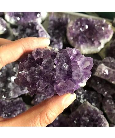 Amethyst Rough Stone Small Size feng Shui Purple Crystal Cluster Quartz Amethyst Cluster gifte 1pcs 40-60mm - Buy Online on GoSupps.com