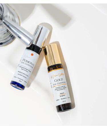 Jessica Wellness Gold Eye Contour Serum - Eye Bags & Sagging Skin Repair - Under Eye Wrinkle Treatment - 10mL - Buy Online on GoSupps.com