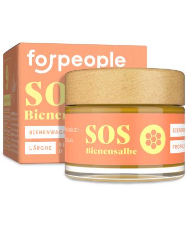 4 people who care forpeople Organic Bee Ointment 50g - Bee Ointment with Propolis Highly Dosed for Eczema and Acne - Healing Ointment for Sensitive and Dry Skin - Bee Propolis Ointment