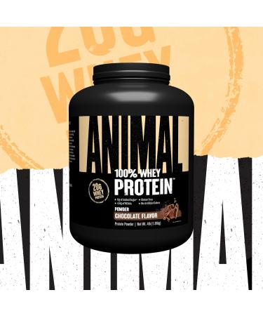 Animal Whey Protein Powder and Creatine Chews Tablets Bundle - Chocolate Flavored 4 lb Protein and Fruit Punch Flavored Creatine for Pre/Post Workout - Buy Online on GoSupps.com