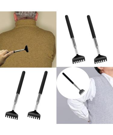 4-Piece Back Scratchers Set - Funny Handheld Scratchers & Massage Tools (20cm to 68cm) - Ideal for Head & Back Relief - International Shipping Available - Buy Online on GoSupps.com