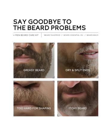 Premium BartwachstumSet f r M nner - Beard Care Set mit Balm Oil & Detergent | Perfekte Geschenke f r Bartliebhaber - Buy Online on GoSupps.com