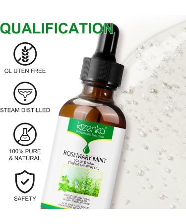 Rosemary-Mint Oil Hair Growth | Strengthening Scalp Oil | 60 ml for Blood Circulation & Regrowth - Buy Online on GoSupps.com