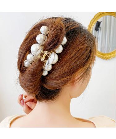 3PCs Large Non-Slip Hair Clips - Shonco Transparent Banana Hair Claw Clips for Women & Girls - Buy Online on GoSupps.com