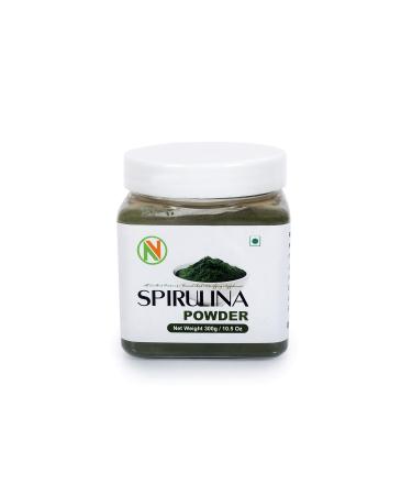 Nature Vit Spirulina Powder All-Natural and Mineral-Rich Detoxifying Supplement (300 gm) 10.58 Ounce (Pack of 1)