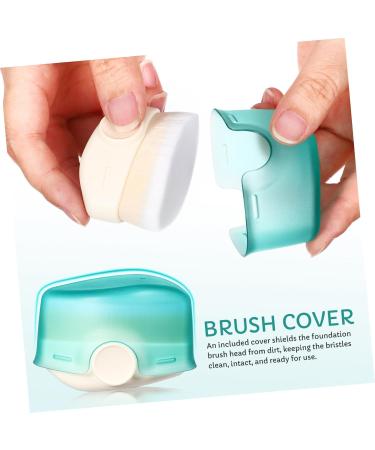 GREENADSCAPE Powder Brush For Loose Powder Makeup Brush Fiber Wool Foundation Brush Short Abs Face Brush - Buy Online on GoSupps.com