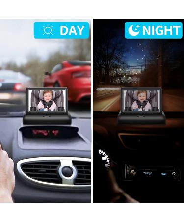 Cuplu Baby Car Mirror Camera | Night Vision HD Display | Adjustable Wide View | Perfect Night Vision for Baby Car Seat - Buy Online on GoSupps.com