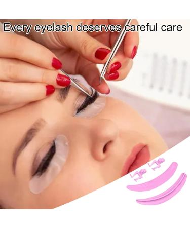 Shitafe Eyelash Separator for Extension | Women Makeup Silicone Eyelash Separator Tool Lash Extension Enhancer Pads for Eyelash Grafting for Working Traveling Purple - Buy Online on GoSupps.com