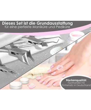 Premium Pedicure Set with Nail Clippers & Foot Care Instruments for Ultimate Home Spa Experience - Shop Internationally! - Buy Online on GoSupps.com