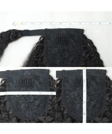 Ponytail Extension Human Hair Ponytail Kinky Straight Wrap Around Ponytail Extensions Brazilian Remy Hair Yaki Pony Tail Hairpiece Clip In Ponytail Extensions Ponytail Hairpiece for Women (Size : 16 16inches 100g - Buy Online on GoSupps.com