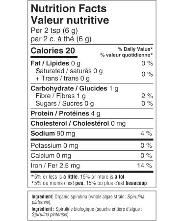 Organika Certified Organic Spirulina Powder- Superfood 3rd Party Tested Pristine Sourcing Vegan- 500g 500 g (Pack of 1) Powder - Buy Online on GoSupps.com
