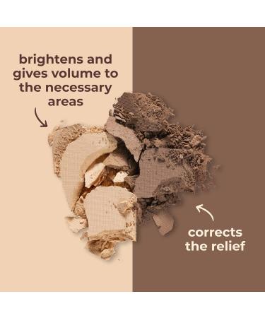 Natural Glow Contouring Palette - Long-Lasting & Paraben-Free - N.401 - 6g / 0.21 oz - Buy Online on GoSupps.com