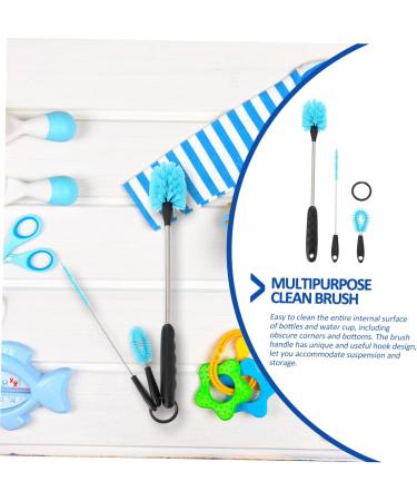 Pretyzoom 9-Piece Mini Bottle Brush Set - Water Bottle & Cup Cleaner | Perfect for Home & Milk Bottle Care - Buy Online on GoSupps.com