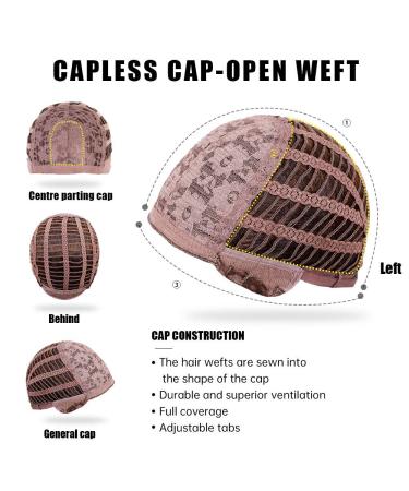 Haircube Auburn Wig | Long Wavy Synthetic Women's Wig | Heat-Resistant Everyday Use | Neat Chestnut Brown Style - Buy Online on GoSupps.com