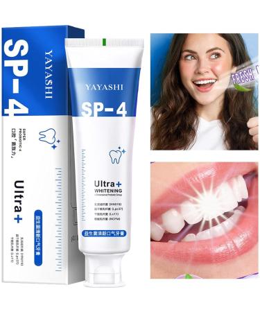 Yayashi SP-4 Toothpaste 120g | Probiotic Teeth Brightening & Stain Removal | Fresh Breath & Powerful Oral Care - Buy Online on GoSupps.com