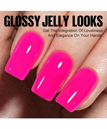 TOMICCA Neon Pink Gel Nail Polish 15ML - Long Lasting, High Gloss, Chip Resistant | UV LED Lamp Required | DIY Manicure Salon Quality - Buy Online on GoSupps.com