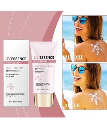 Moisturizing Sunscreen SPF 50+ 50g Daily Face Cream Effective UVA + UVB Protection Sun Protection For Women - Buy Online on GoSupps.com