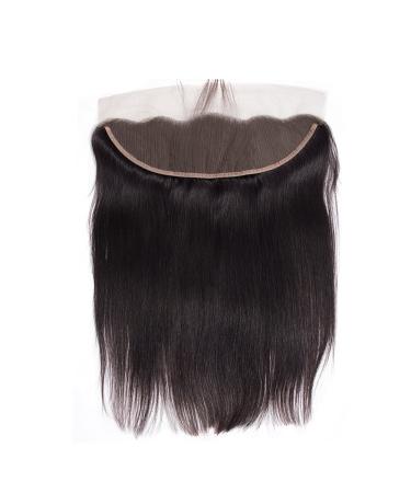 Mila Real Hair Lace Frontal Closure | 13x4 Brazilian Virgin Remy Hair | Natural Black with Baby Hair | Smooth & Free Part 20/50cm - Buy Online on GoSupps.com