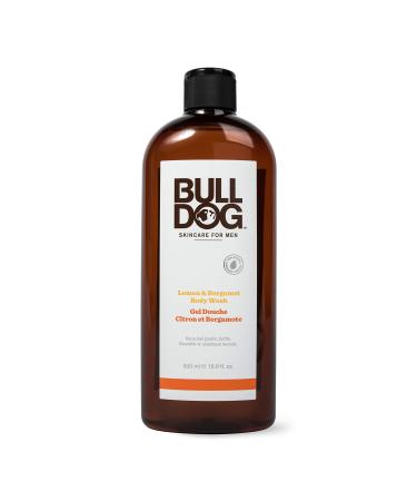Bulldog Skincare Lemon & Bergamot Shower Gel Body Wash for Men 500 Milliliters