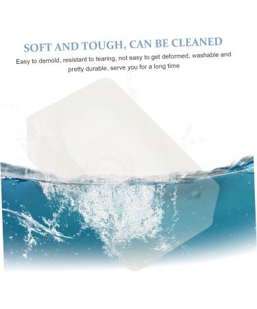 IMIKEYA Soap 2pcs Silicone Mold Decorate Silica Gel Household Shot Molds 5.2X3X1.5CM White - Buy Online on GoSupps.com